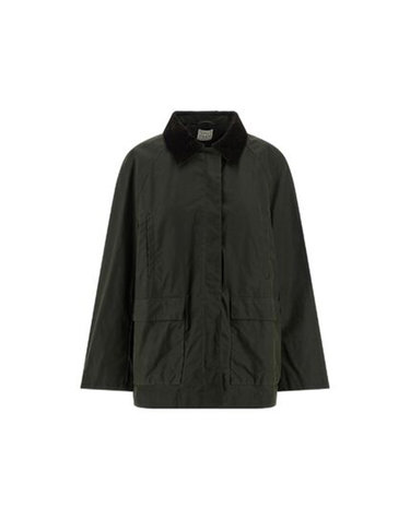 26SS 토템 여성 컨트리 코듀로이 카라 캔버스 자켓 그린 카키 244 WRO4722 FB0320 032