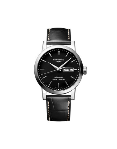 론진 L4.827.4.52.0 헤리티지 1832 남성 악어가죽 오토매틱 40mm