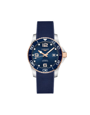 론진 L3.781.3.98.9 하이드로 콘퀘스트 남성 러버 오토매틱 41mm