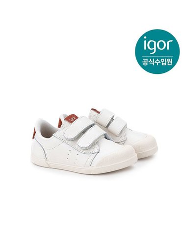 [갤러리아] 이고르 테니스 베어풋 스니커즈 테라코타 IGSNE1L0NR 유아동 키즈스니커즈 아동운동화