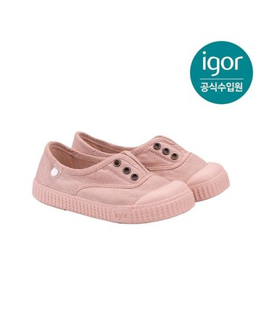 [갤러리아] 이고르 베리 솔리드 스니커즈 핑크 IGSNE1I0FR 유아동 키즈스니커즈 키즈슬립온