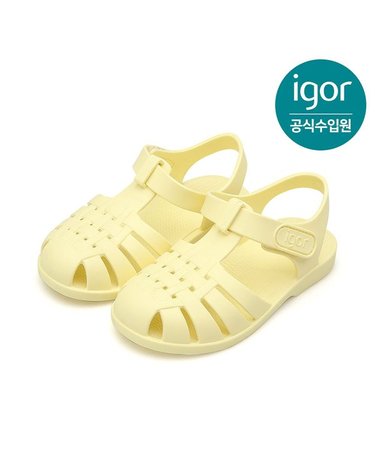[갤러리아] 이고르 클라시카 젤리슈즈 옐로우 IGSDJ1J2YI 키즈샌들 여름샌들 아동샌들 여아샌들