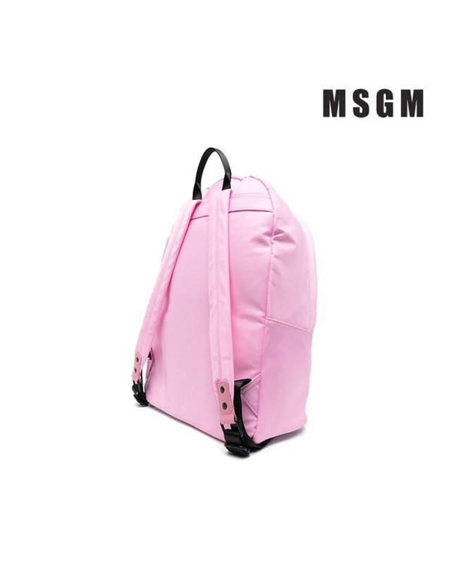 트래드후스 [갤러리아] MSGM 나일론 백팩 F4MSJUBP153 핑크 키즈백팩 아동백팩 학교가방 착용컷