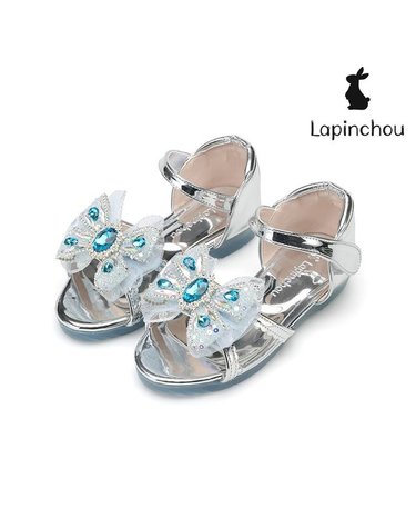 [갤러리아] 라팡슈 엘레나 브리예 샌들 크리스탈 실버 LPLMK1N2SV 유아동 키즈샌들 여아샌들