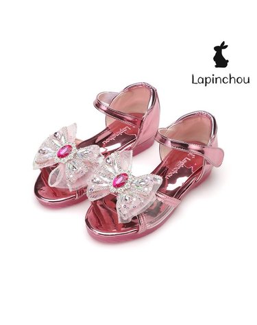 [갤러리아] 라팡슈 엘레나 브리예 샌들 크리스탈 메탈 핑크 LPLMK1N2FR 키즈샌들 여아샌들