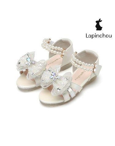 [갤러리아] 라팡슈 엘레나 플러터 샌들 오로라 화이트 LPLMK4N2WT 유아동 키즈샌들 여아샌들