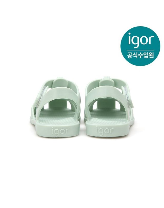 트래드후스 [갤러리아] 이고르 클라시카 젤리슈즈 민트 IGSDJ1J2GM 키즈샌들 여름샌들 아동샌들 여아샌들 착용컷