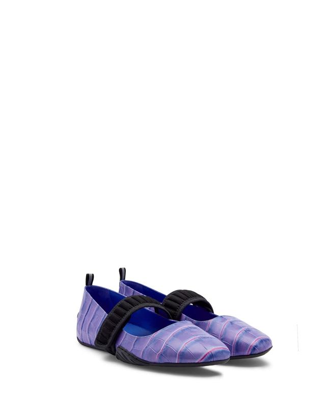 베네데타보롤리 Bianca Sneakerina Mary Jane Cocco Cobalt 착용컷