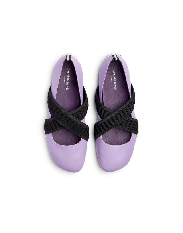 베네데타보롤리 Bianca Sneakerina Lilac 착용컷