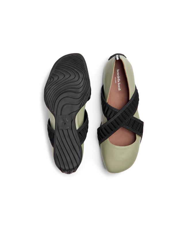 베네데타보롤리 Bianca Sneakerina Sage 착용컷