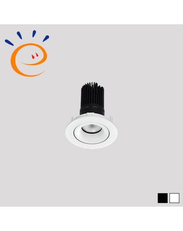 RFD 타공95mm(4인치) 고효율 매입등 다운라이트 COB LED 10W 더블매입 주백색