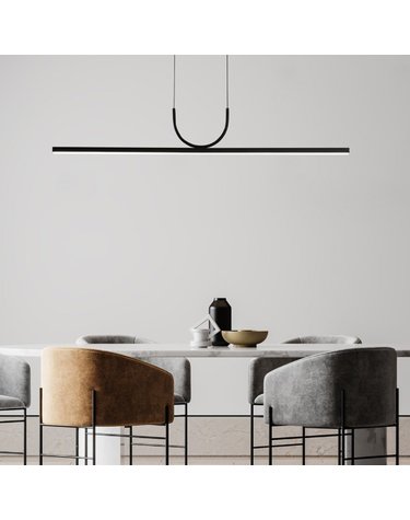 LP-GLYNE 펜던트 조명 식탁등 LED 40W  L1200cm  화이트 주백색 혼함