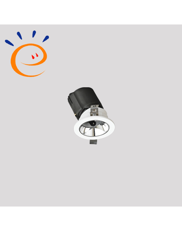 휴빛조명 RFD 타공 55mm(2인치) 고효율 매입등 다운라이트 COB LED 10W 인피니티매입 주백색 착용컷