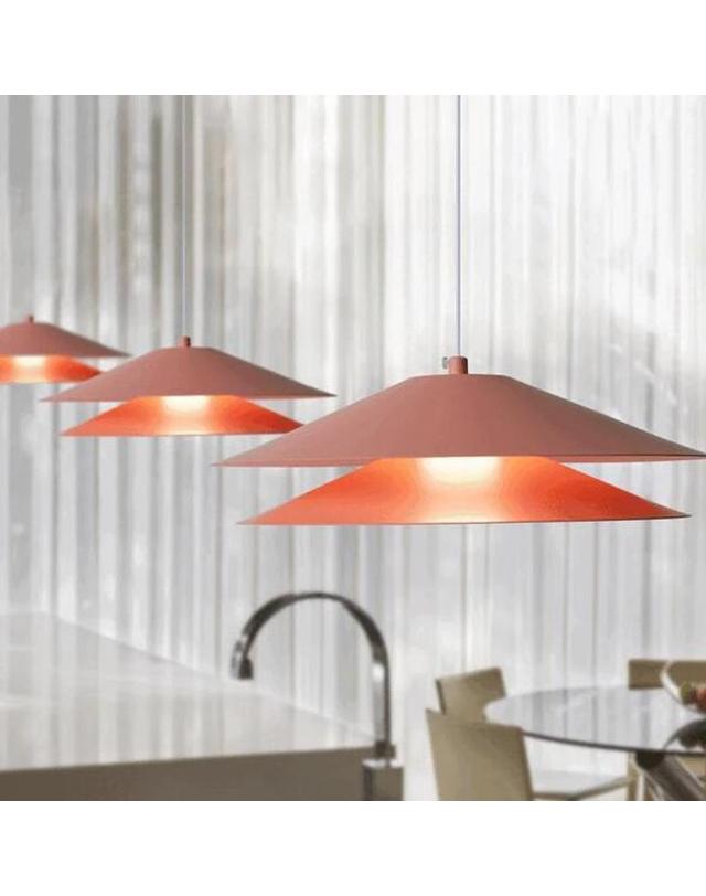 휴빛조명 미쓰 펜던트 조명 식탁등 LED 15W COB 주백색 착용컷
