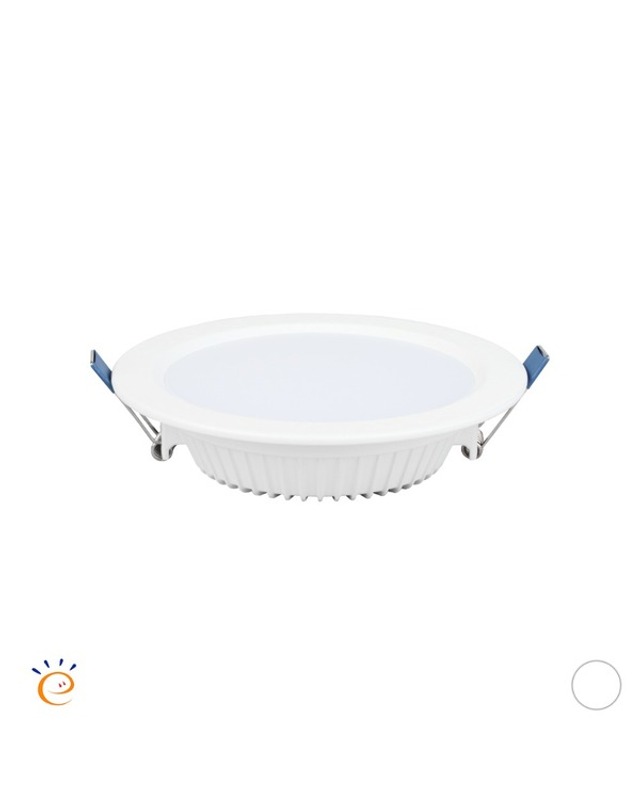 휴빛조명 고효율 매입등 다운라이트 타공115mm(5인치) LED 12W 확산형 매립등 조명 화이트 주광색5700K 착용컷