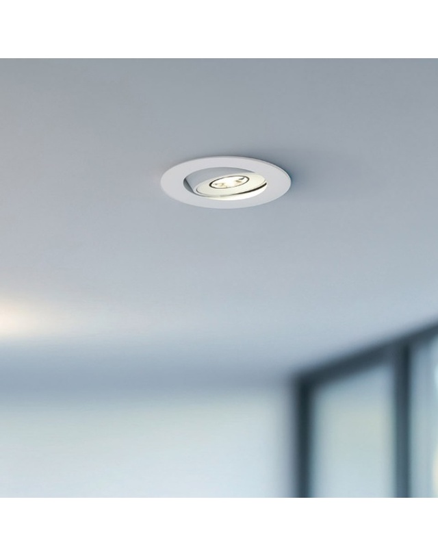 휴빛조명 TN-OSTIN 77mm(3인치) 매입등 다운라이트 LED 5W 조명 화이트 주백색 착용컷