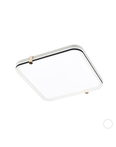 니프 사각 방등 디밍 색변환 리모컨 LED 60W 방조명  사각 색변환