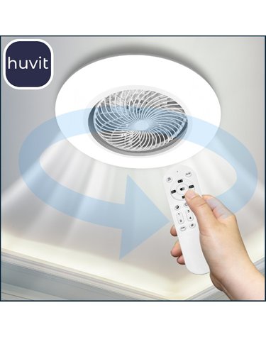 휴빛스윙V2 선풍기 방등 실링팬  틸팅360도회전 600파이 LED조명 50W 방선풍기