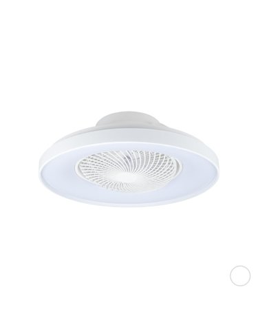 선풍기 방등 조명 TN스윙3 LED 50W 6단 한글 리모컨 화이트 600V2