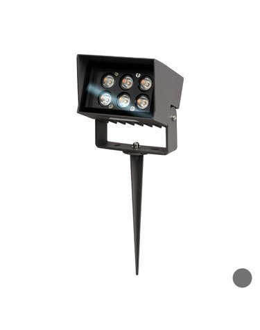 TN-JAND 지중등 수목등 LED 10W 방진방수 IP65 실외조명 그레이 전구색
