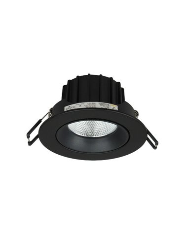 TN 타공75mm(3인치) 매입등 LED 8W COB 오리지널 DC컨버터 블랙
