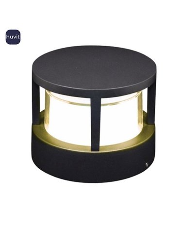 잔디등 문주등 B6605-LY LED 12W 높이13cm 방수IP65  매트블랙