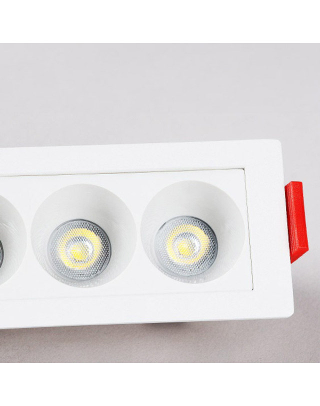 휴빛조명 TN JAS2 멀티매입등 10구 LED15W 기본형 L160 화이트 주백색 착용컷