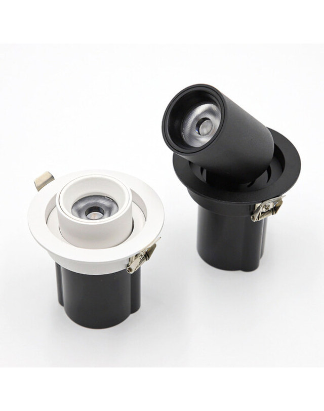 휴빛조명 TS_ANG 스코프형 타공75mm(3인치) 매입등 COB LED 8W 착용컷