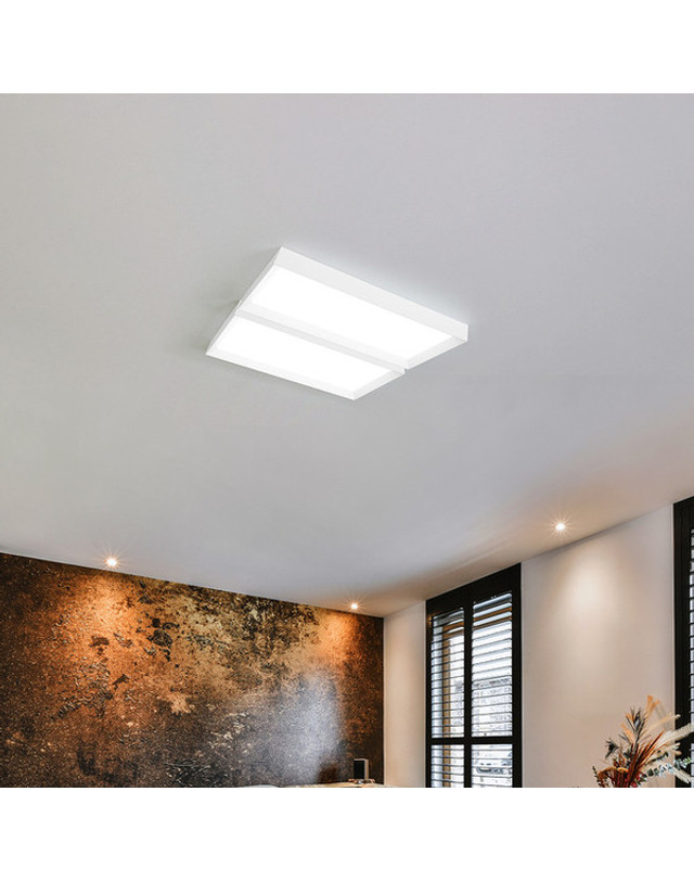 휴빛조명 리스 LED 거실등 소 640x320 30W 주광색 5700K 착용컷