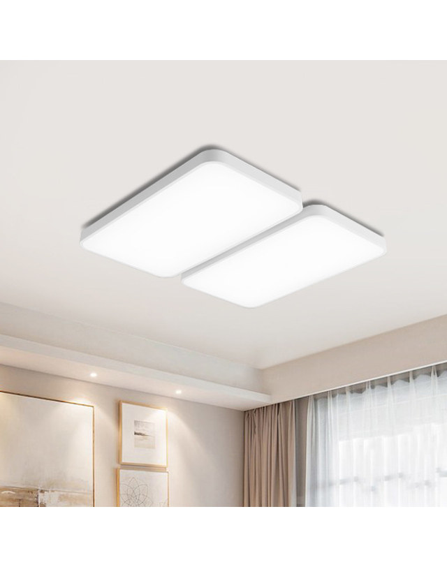 휴빛조명 탑시스템 거실등 LED 100W 화이트 착용컷
