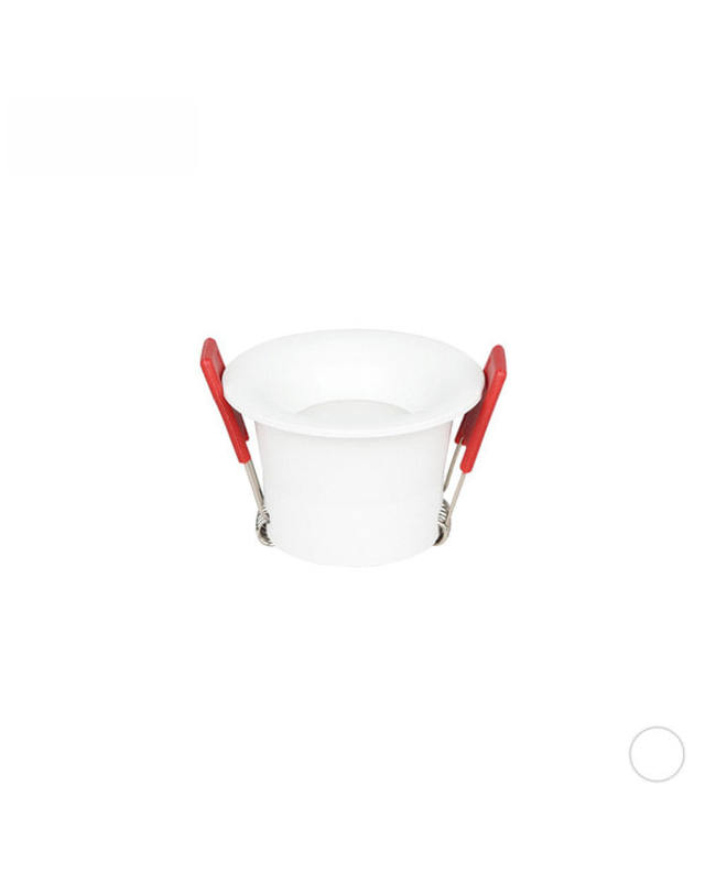 휴빛조명 TN-DEL 55mm(2인치) 방습 매입등 다운라이트 LED 8W DC컨버터 화이트 착용컷