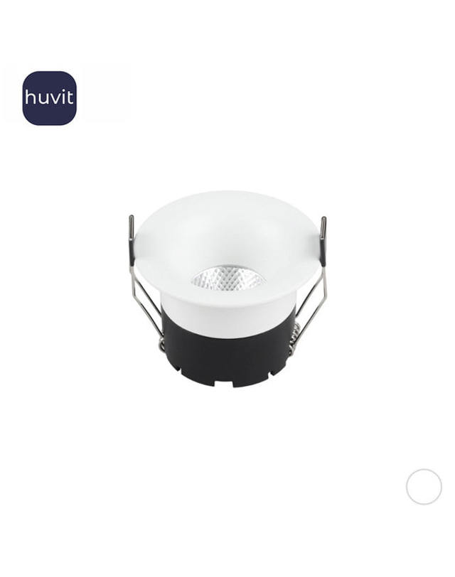 휴빛조명 TN-DEL 55mm(2인치) 고연색성 Ra90 다운라이트 LED 10W 화이트 주백색 착용컷