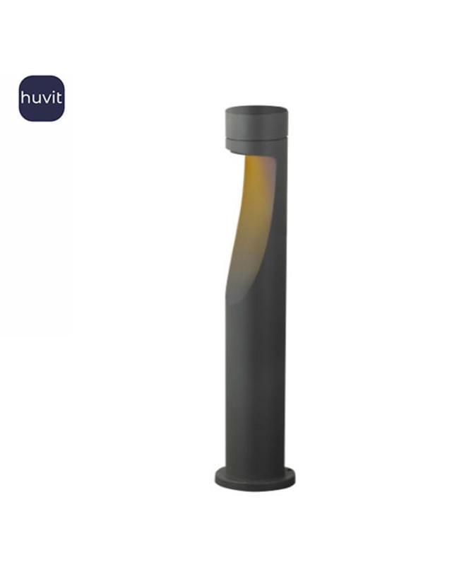 휴빛조명 잔디등 볼라드조명 정원등 야외조명 i-1405-LY LED 3W 높이100cm 방수IP65 다크 그레이 착용컷
