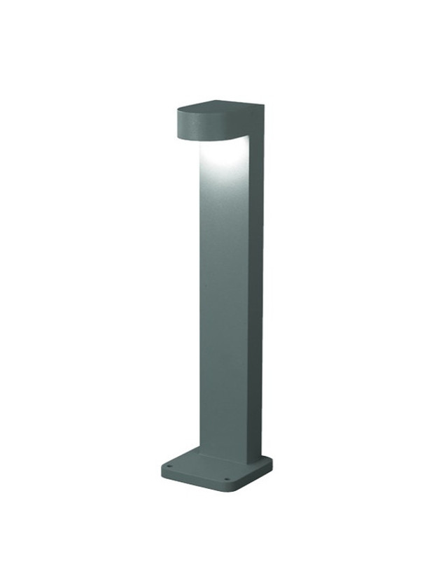 휴빛조명 잔디등 볼라드조명 정원등 야외조명 F-1405-LY LED 6W 높이70cm 방수IP65 다크그레이 착용컷