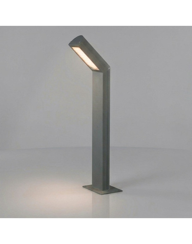 휴빛조명 잔디등 볼라드 2D1405-LY LED 12W 높이80cm 방수IP65 다크그레이 착용컷