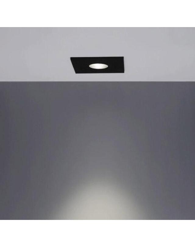 휴빛조명 ST-CONE MR COB 멀티 매입등 1등 LED 8W 타공 85x85 다운라이트 주백색 착용컷