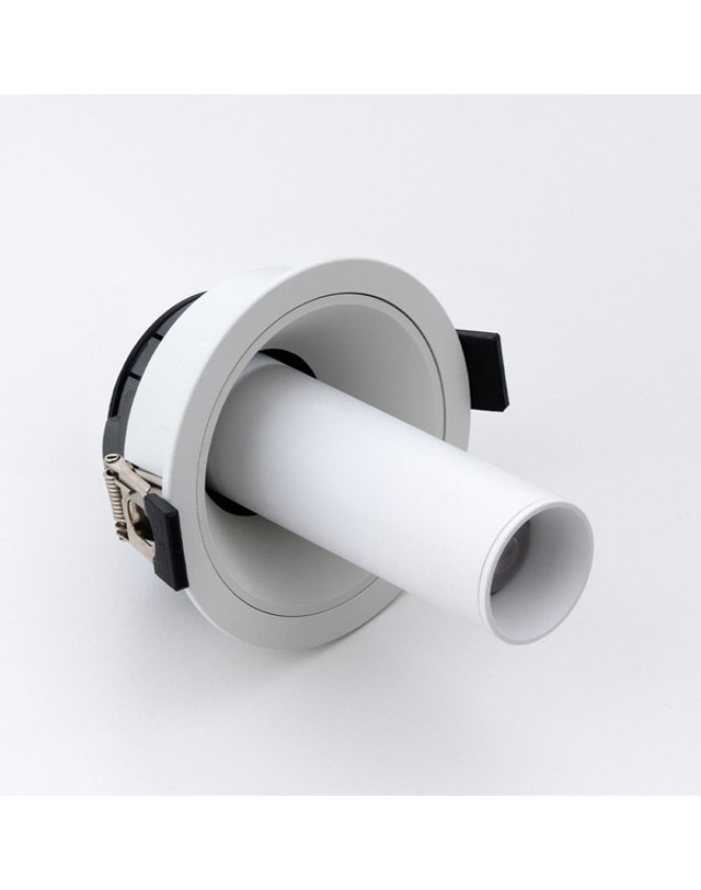 휴빛조명 LP-HAP 스코프 매입등 타공75mm(3인치) COB LED 10W LONG 매립조명 DC전원 착용컷