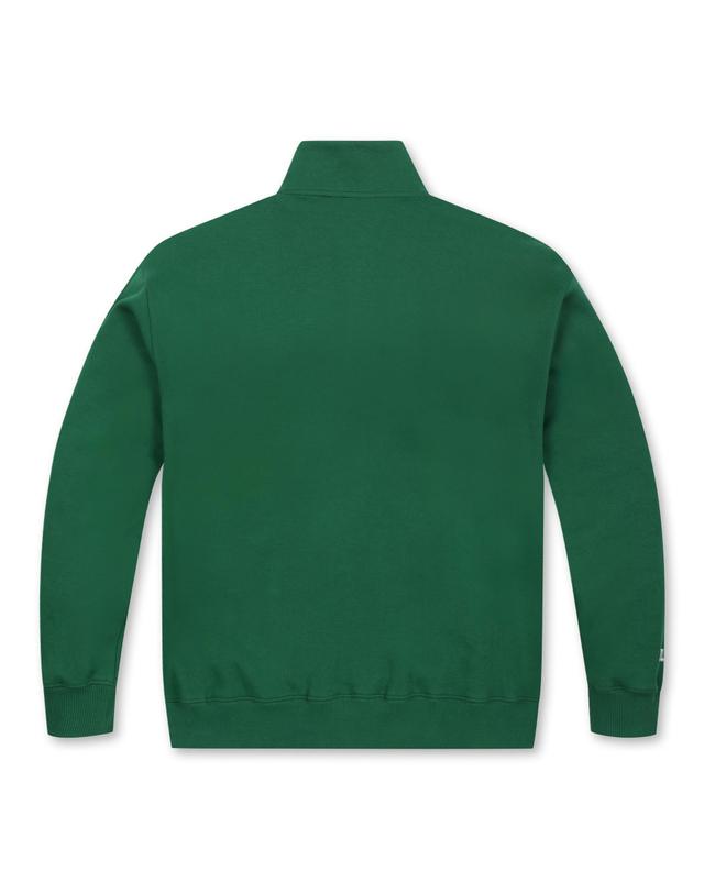 골든베어 (UNI) Half Zip-up Double-face Pique Sweatshirt(Green)_G4TAW24721GRX 착용컷