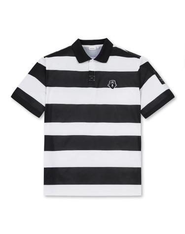 Striped Collarneck T-shirt_G4TAW25631BKX