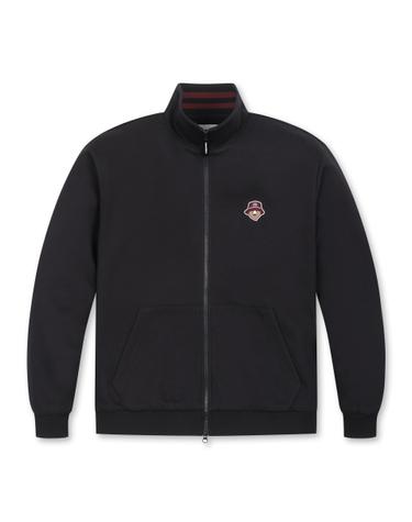 Double-face Jersey Stand Collar Zip-up G4UAW25711BKX