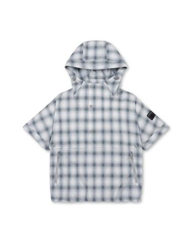(W) Check Pattern Short Sleeve Anorak G5UAW25741GYX