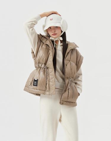 (W) Mid Length Down Vest G5VAW25801BRX