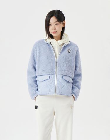 (W) Fleece Hybrid Quilted Jacket G5UAW25931BUX