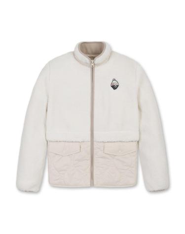 (W) Fleece Hybrid Quilted Jacket G5UAW25931IVX