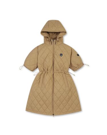 (W) Short Sleeve Quilted Dress G5UAW25911BEX