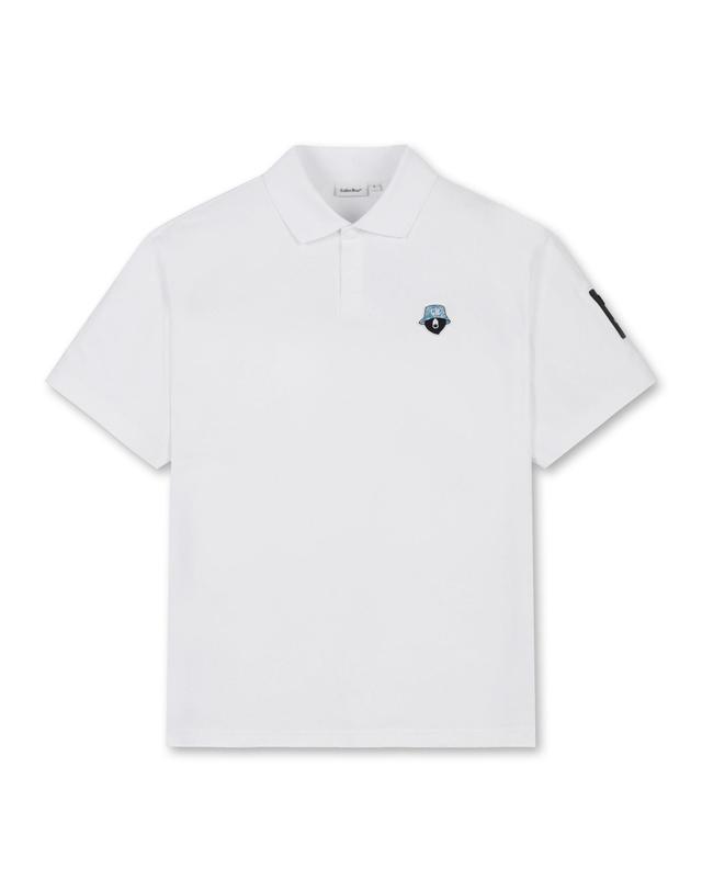 골든베어 Paisley Printed Collar T-shirt_G4TAW25601WHX 착용컷