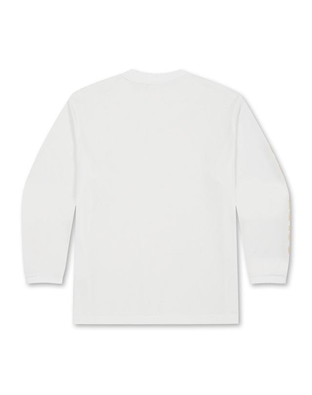 골든베어 (UNI) Graphic Mesh LS T-shirt G4TAW25701WHX 착용컷