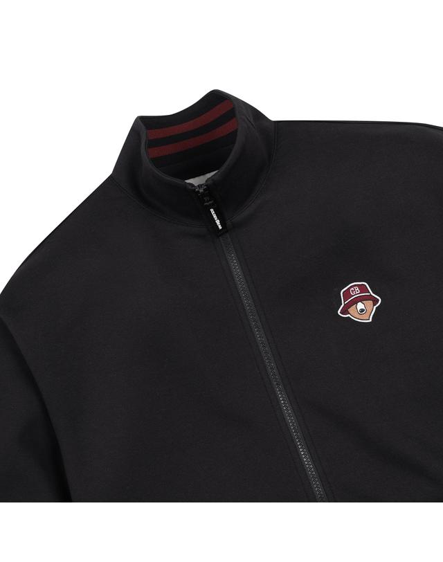 골든베어 Double-face Jersey Stand Collar Zip-up G4UAW25711BKX 착용컷