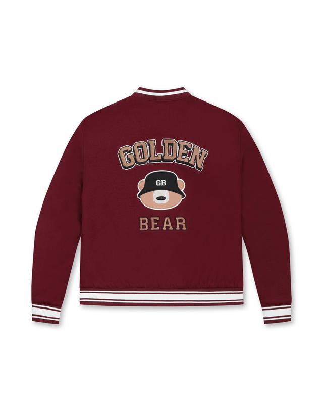 골든베어 (W) Neoprene Varsity Jacket G5UAW25711WIX 착용컷