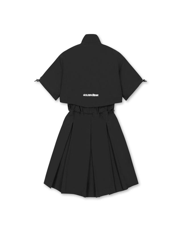 골든베어 (W) Reflective Half Sleeve Woven Dress G5UAW25731BKX 착용컷
